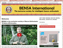 Tablet Screenshot of bensabaconlovers.com